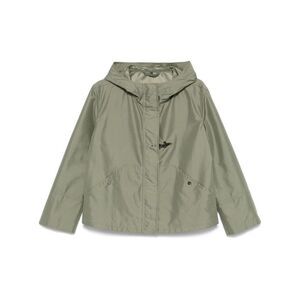 FAY Toggle Hooded Jacket Women GREEN Coats & Jackets